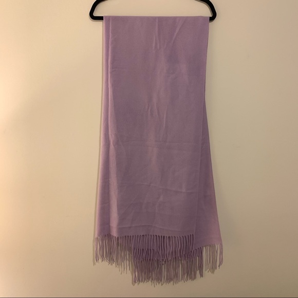 Pastel Lavender Long Scarf - Picture 3 of 10